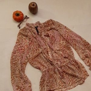 Sheer blouse XS